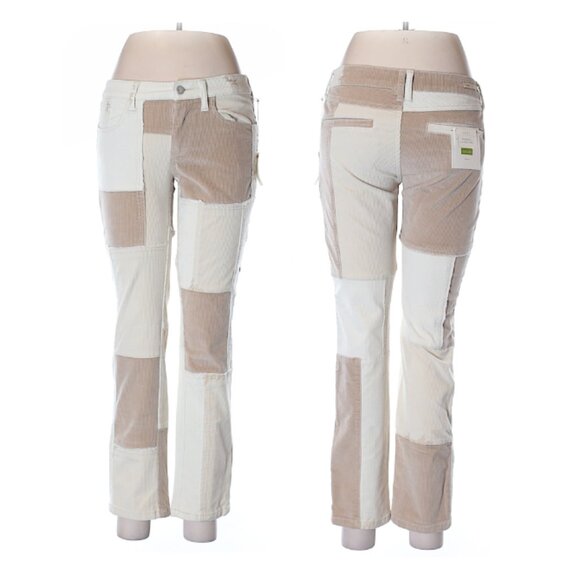 Pilcro & the Letterpress Anthropologie "The Stet" Patchwork Corduroy Pants - Picture 2 of 7